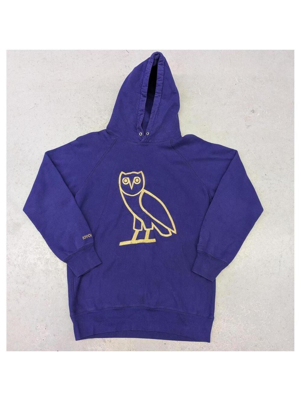 OG Octobers Very Own OvO Purple & Gold Owl Hoodie